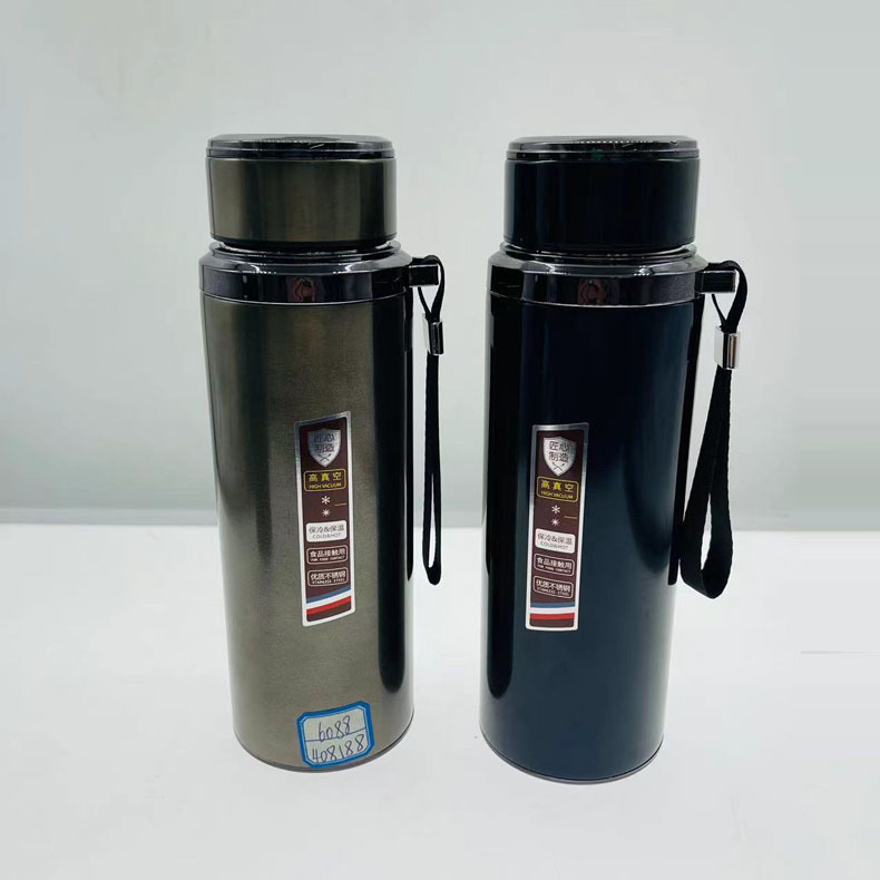 Insulation Large-Capacity Water Cup 6108 Stainless Steel Thermos Cup Men and Women Tea Cup Outdoor Adult Portable Student Water