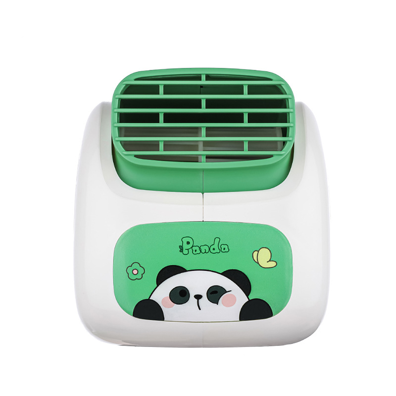 New Cartoon Panda Desktop Fan Usb Charging Large Wind Mute Office Dormitory Turbine Desktop Fan