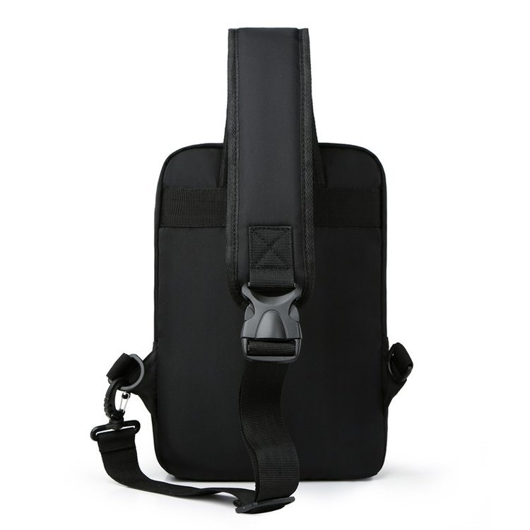 New Men's Chest Bag Shoulder Cross-Body Chest Bag Simple Casual and Lightweight Fashion Travel Small Backpack Printable Logo