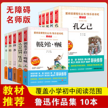 鲁迅作品集10册正版书爱阅读语文六年级课外书4-6年级七八九儿童