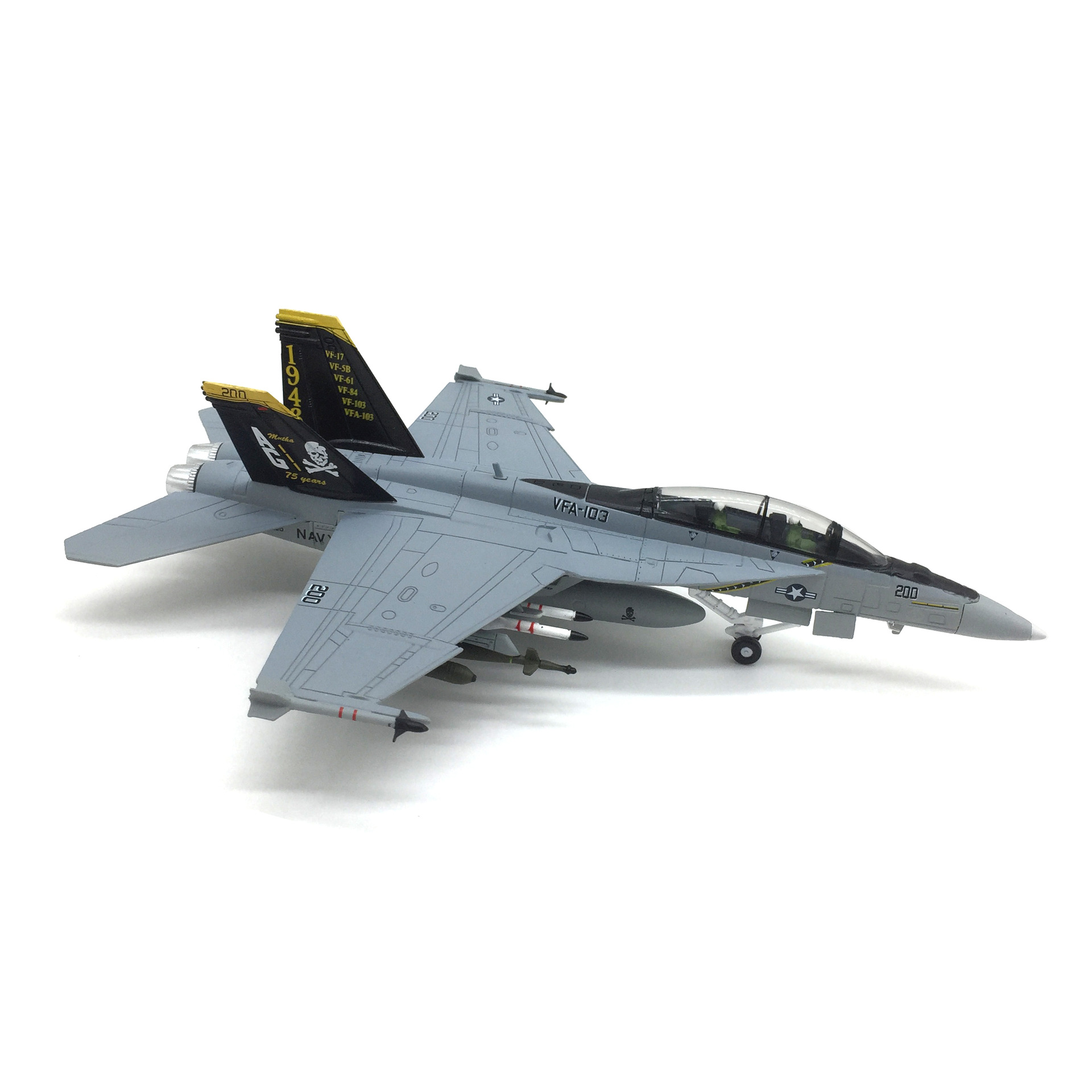 1:100美国f-18b strike fighter战斗攻击机仿真合金飞机模型