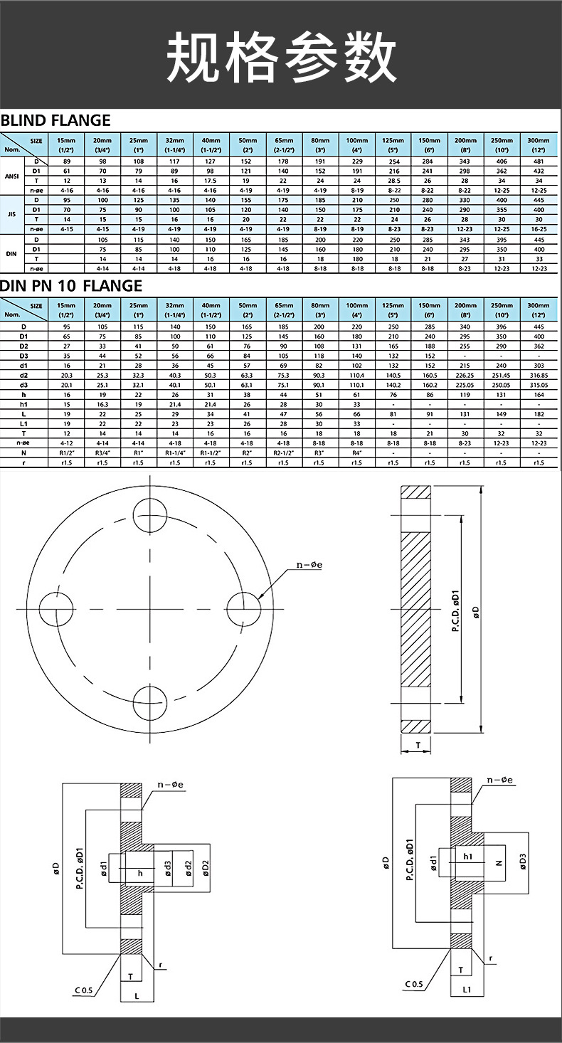 环琪太仓cpvc活套法兰双片式sch80美规国标塑料管件耐高温耐酸碱