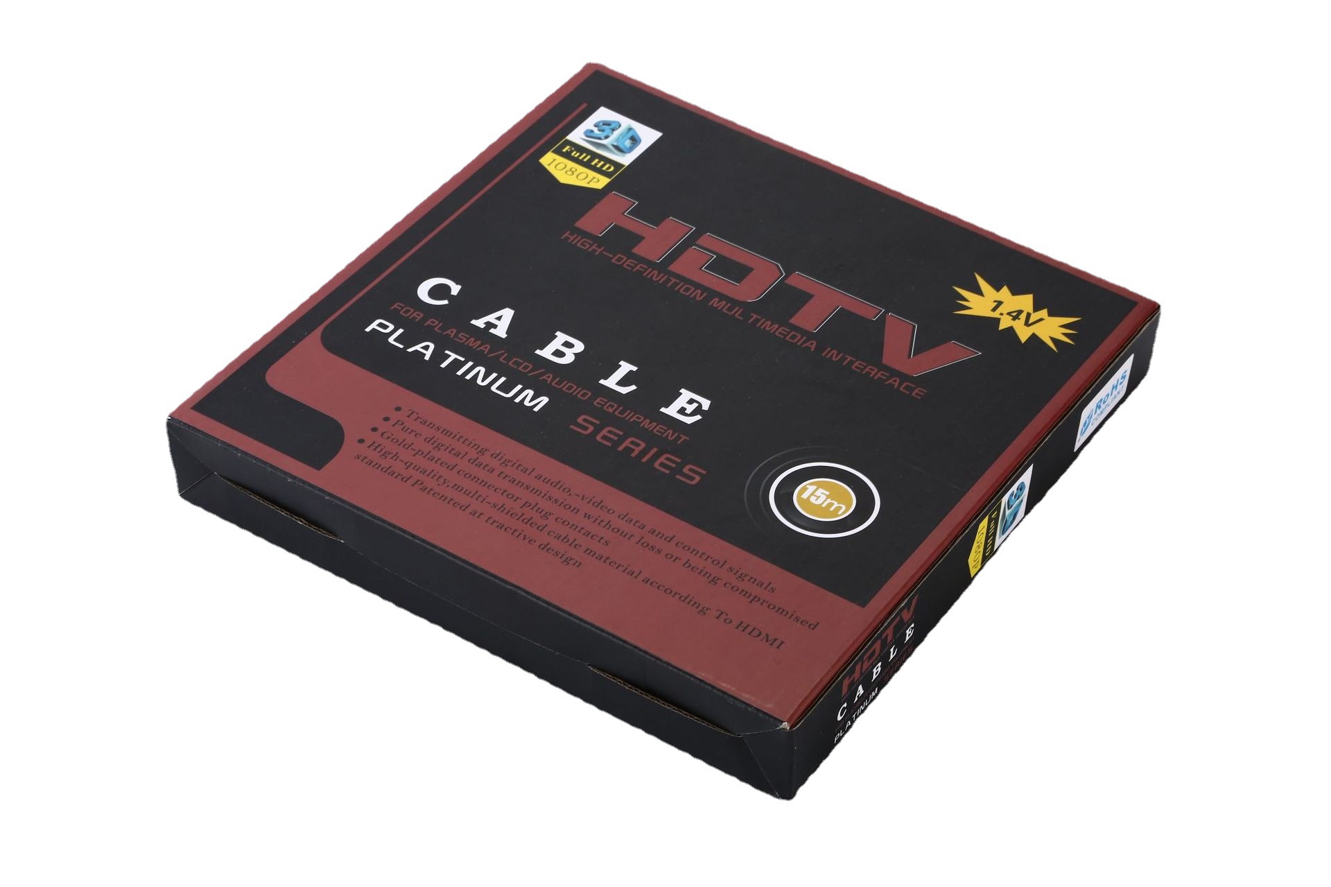 Hdmi TV Computer Hdmi Cable Multi-Strand Copper Single Copper Copper Clad Steel 14+119+1 All Kinds of Wire with Packing Box