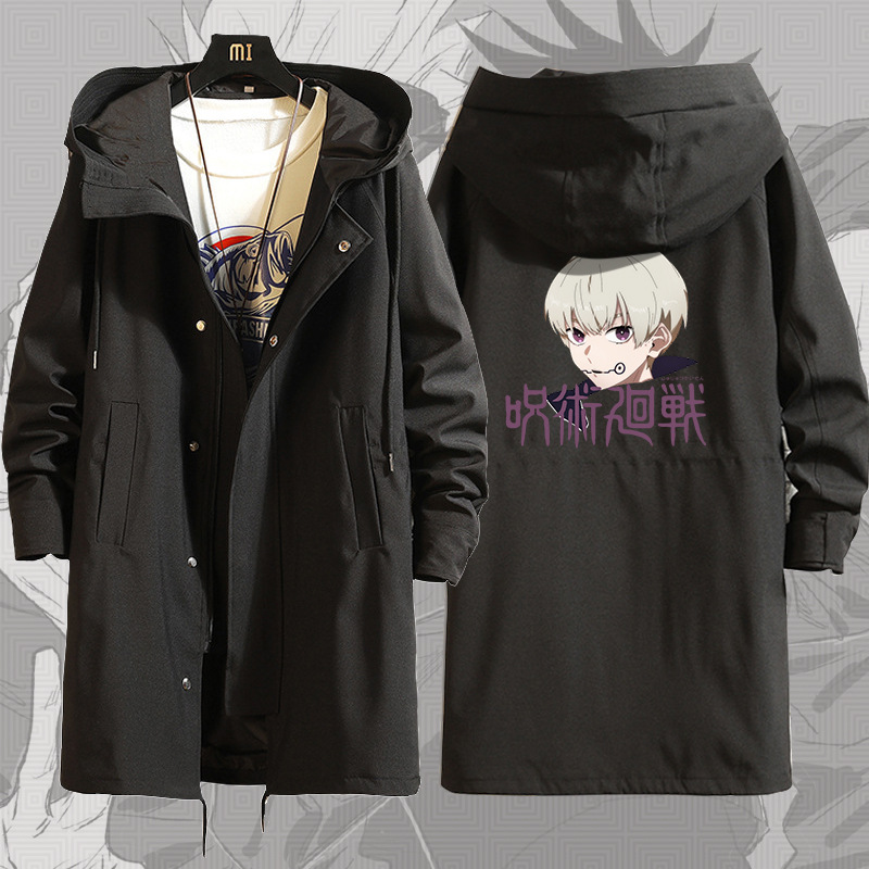 咒术回战衣服中长款风衣两面宿傩主角团动漫外套春秋二次元外衣