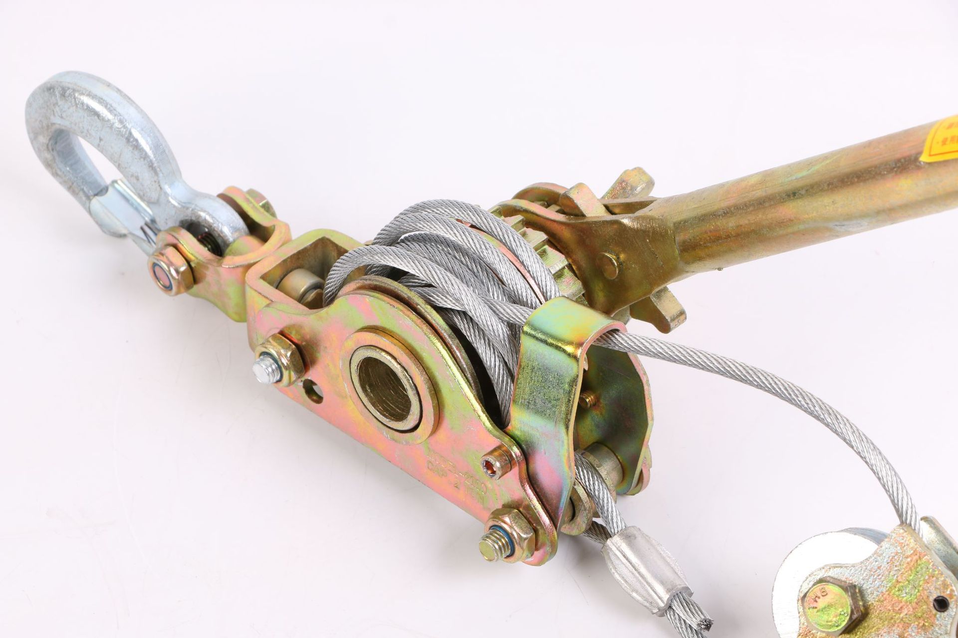 荷帝机卡线器 日式钢丝拉线器紧线器夹线器 手动钢丝绳双钩收紧器