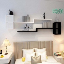 ZY客厅墙面装饰书架墙上置物架卧室床头家用壁挂式简易收纳创意格