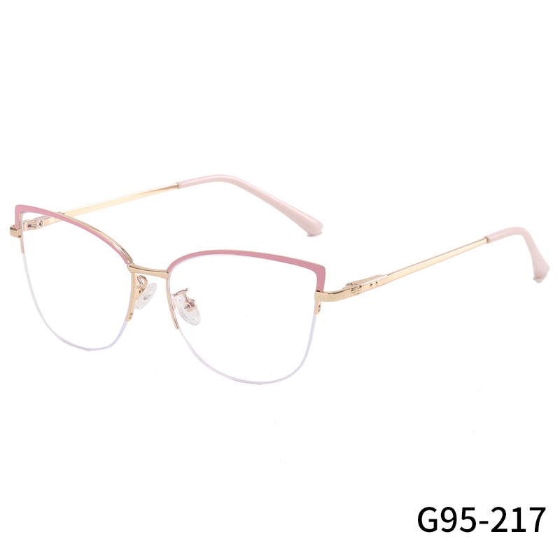 2023 New Student Myopia Glasses Rim Men's and Women's Fashion Artistic Optical Frame Wearing Light Comfortable Glasses