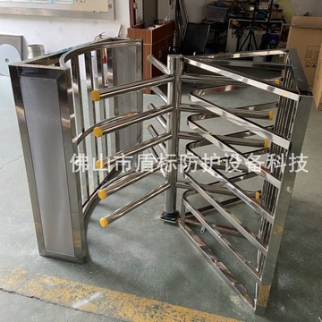 旅客人员出站转闸门 限行道单向半高转门 手动只出不进单项转门