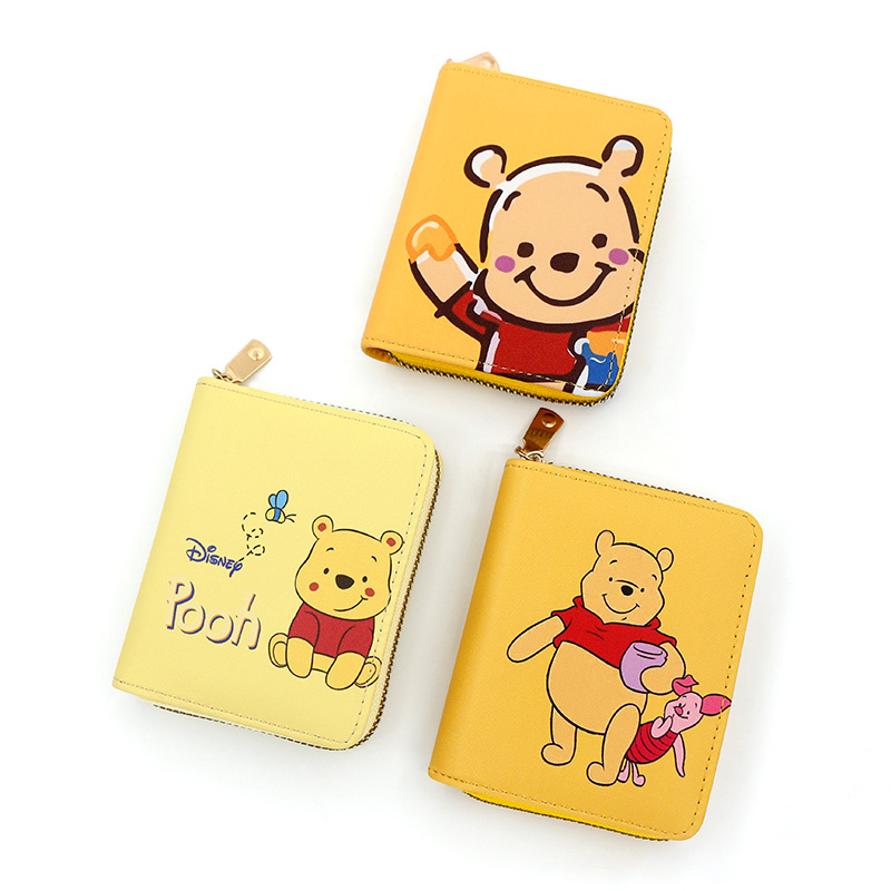 Mini Cartoon Wallet Danny Bear Coin Purse Student Card Holder Coin Purse Two-in-One Carry-on