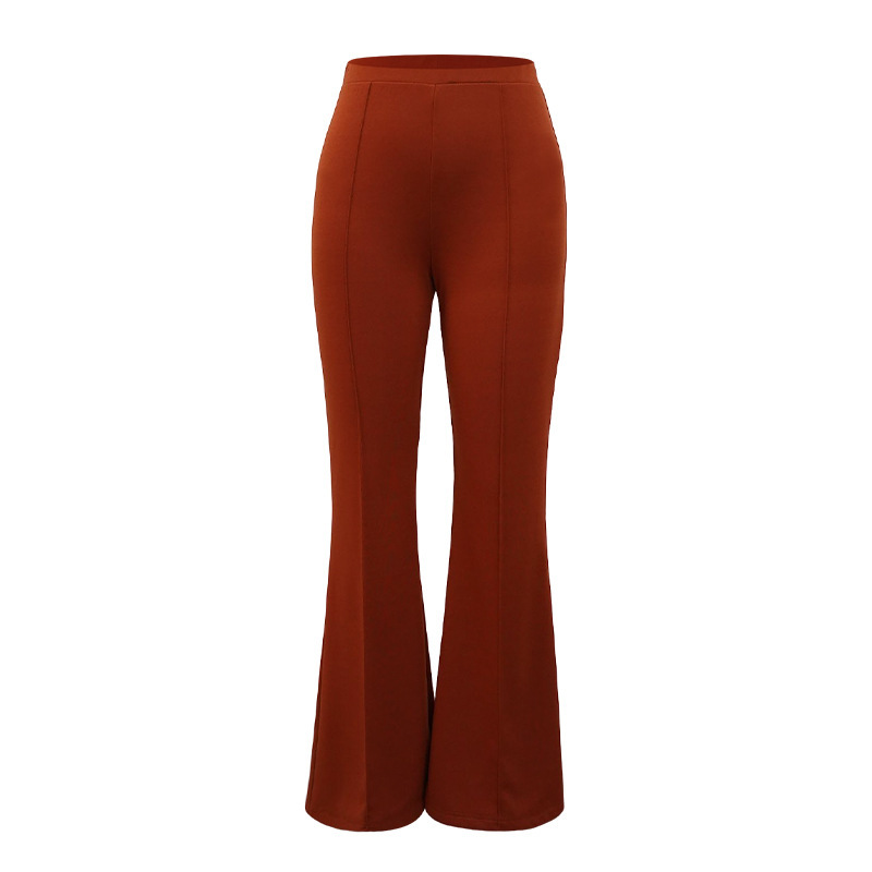 European and American New Casual Pants 2023 Spring and Autumn New Temperament Commute Bootcut Pants All-Matching Fashionable Wide Leg Pants Women
