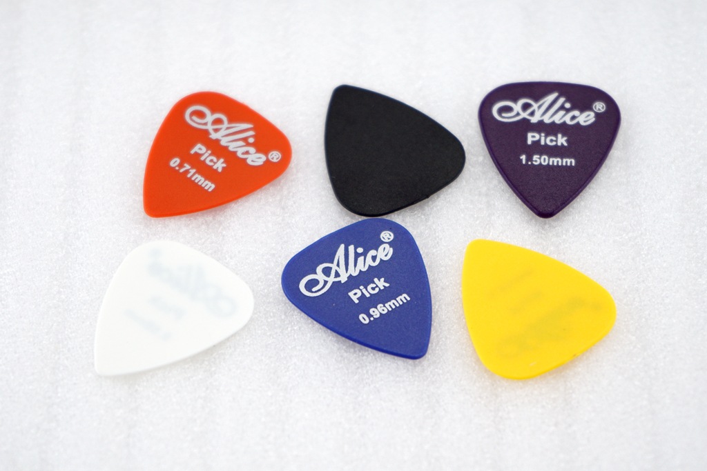 爱丽丝alice吉他拨片磨砂光面abs弹片一盒600片各种厚度ap600pq