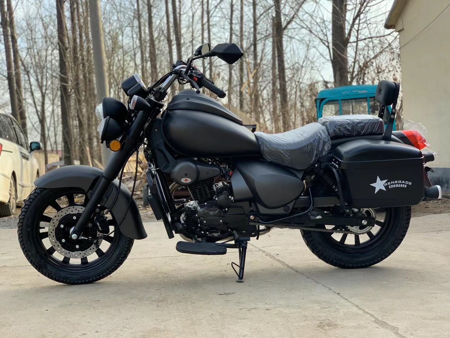 厂家直销新款国四电喷摩托车免税 150cc叛逆者复古起风太子摩托车