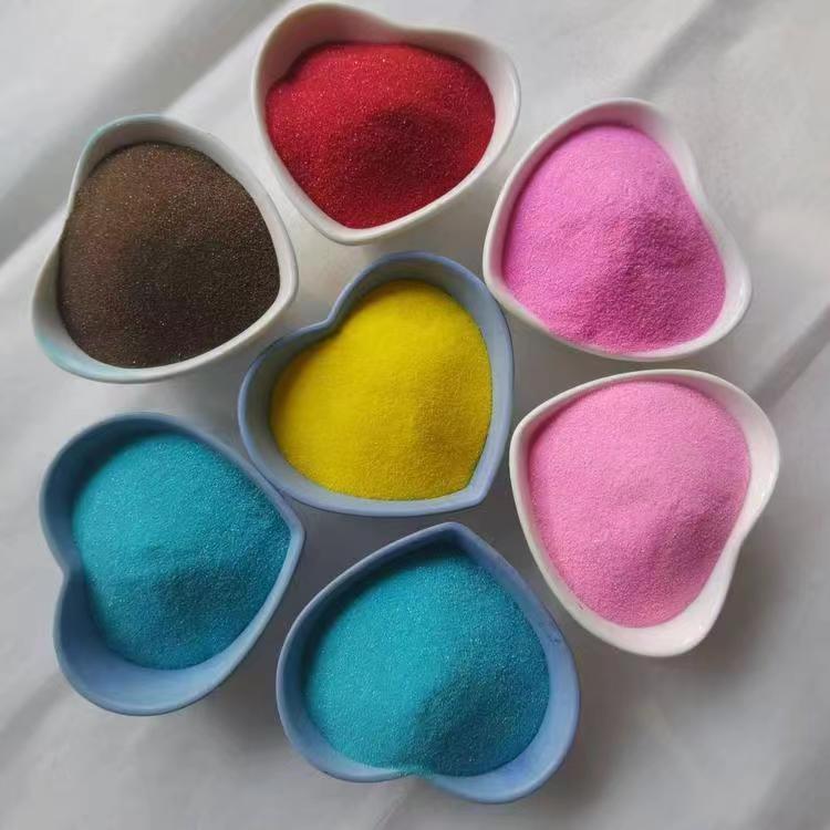 可小包装 玩具店庆沙坑用彩砂儿童沙画沙瓶 亚马逊出口用瓶装彩砂