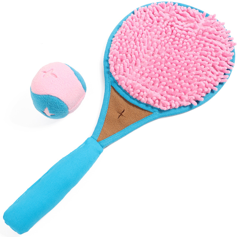 Pet Dog Tennis Rackets Toy New Puzzle Play Interactive Food Hiding Decompression Play Training Smell Pad Four Seasons