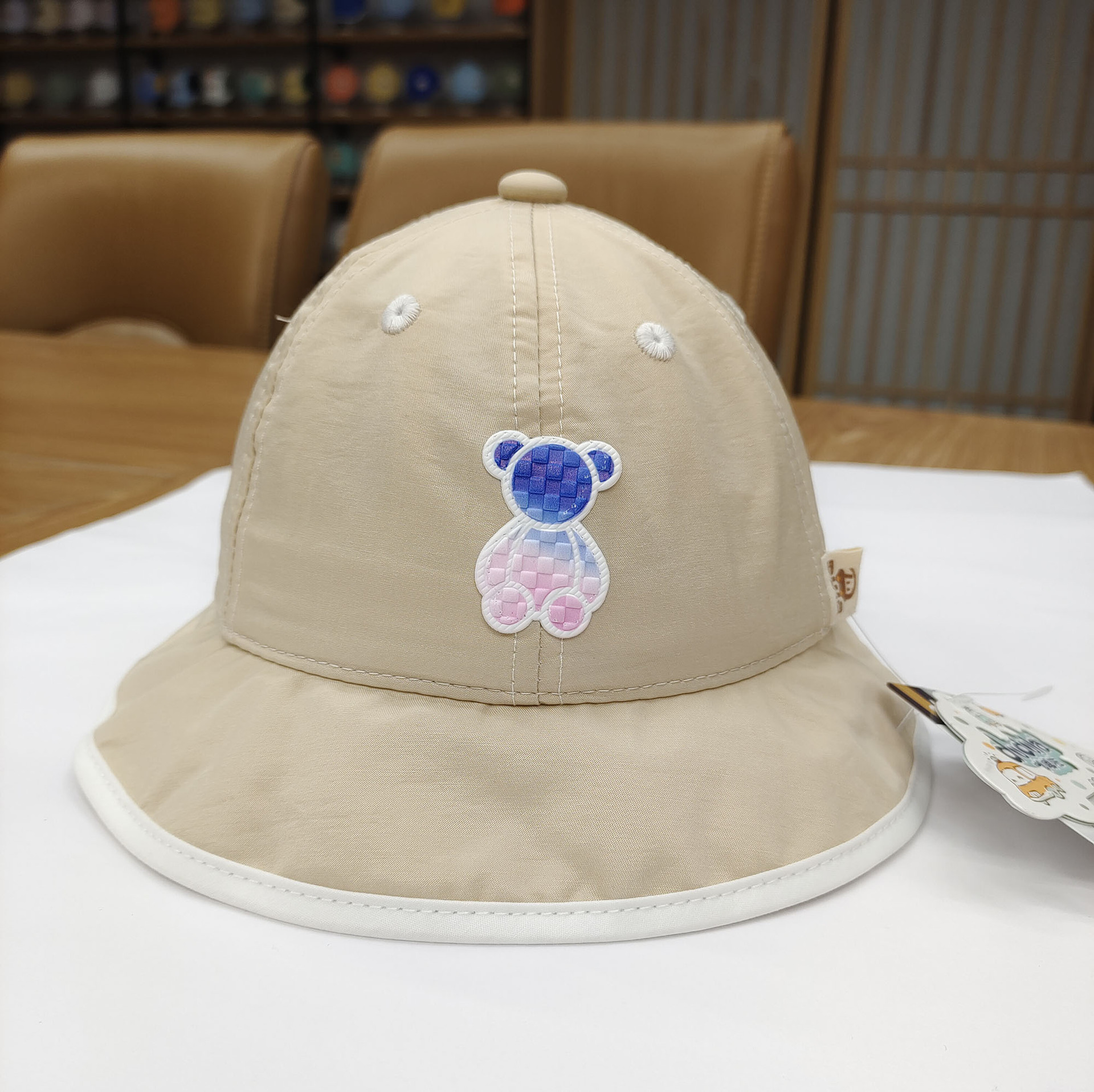 Children's Hat Bucket Hat Sun Hat Dudula Children Bucket Hat Colorful Bear Standard Bucket Hat