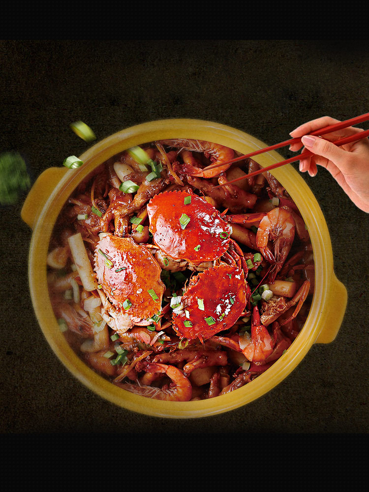 香辣虾蟹调料干锅香锅底料麻辣小龙虾肉蟹煲油焖田螺虾尾酱料批发