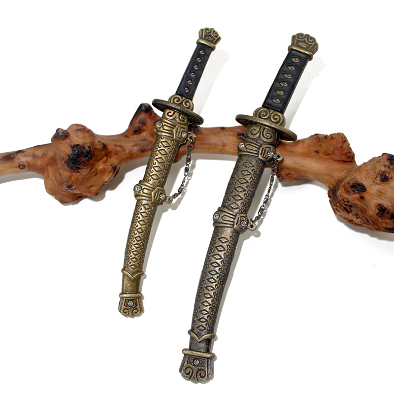 兵器模型锌合金秦始皇永乐剑中国古代名剑家居装饰未开刃金属刀剑