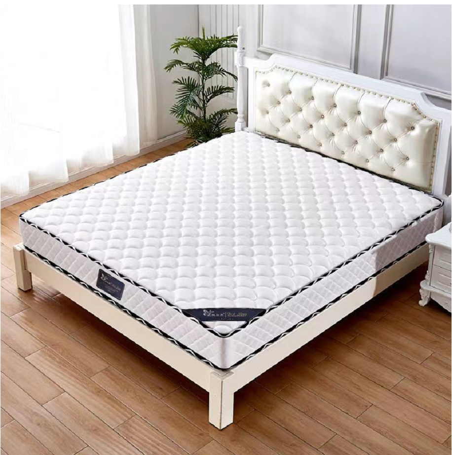 w7经济席梦思床垫软垫厚20cm十大弹簧家用硬椰棕1.5米双人乳胶