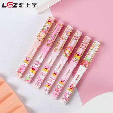 恋上字现货磨可擦钢笔小学生用书写练字笔三年级儿童热敏墨囊钢笔