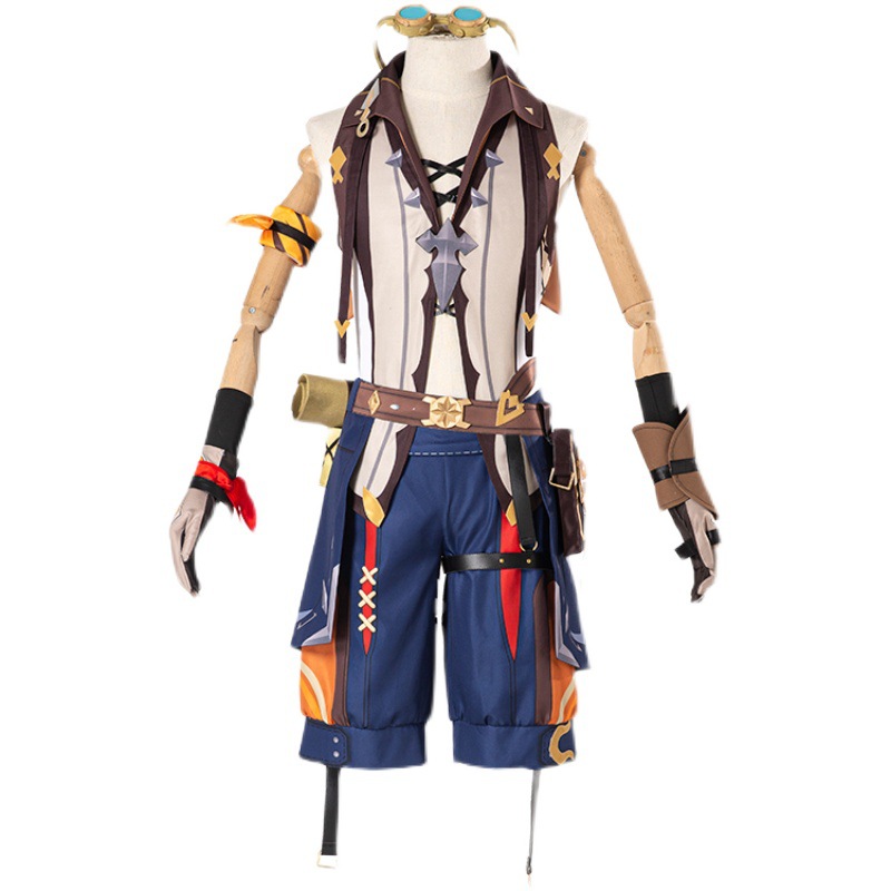 漫路现货原神班尼特cos服全套cosplay游戏还原套装演出服装男
