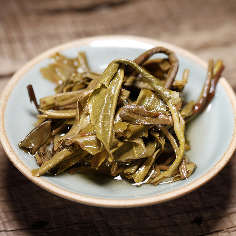 厂家定制云南普洱茶叶冰岛地界古茶生态357g七子饼明前一口料生茶