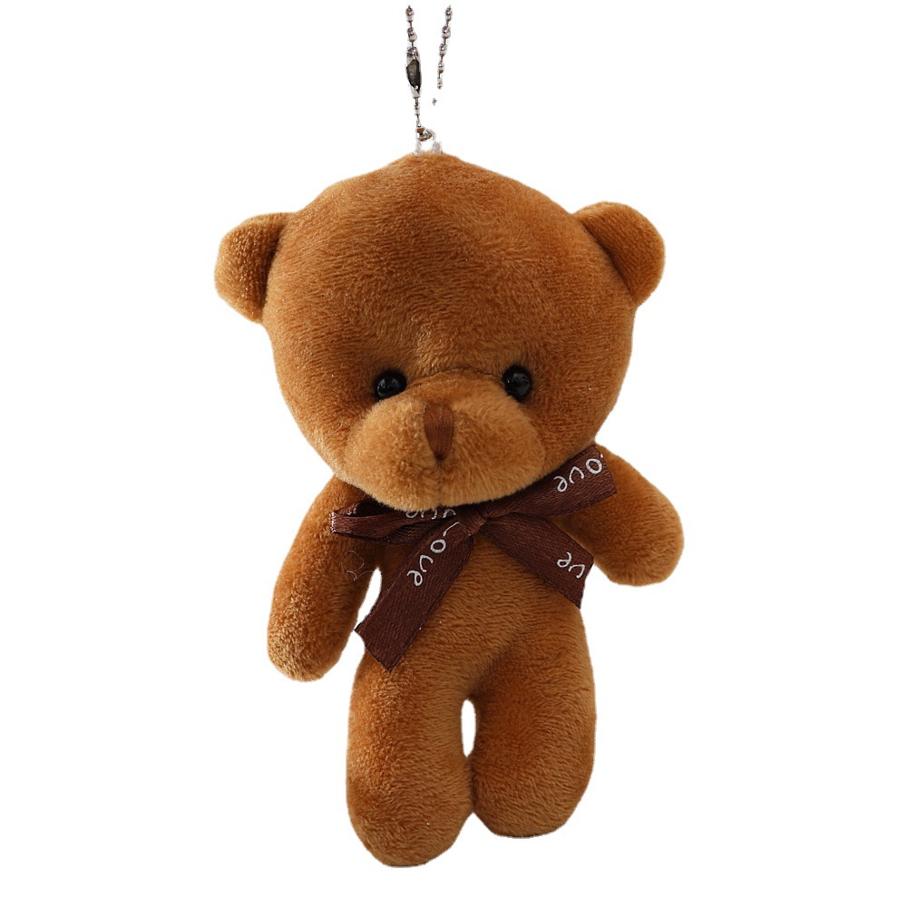 Xiaodi Bear Plush Toy One-Piece Bear Doll Bear Toy Small Gift Factory Wholesale Direct Key Chain Pendant