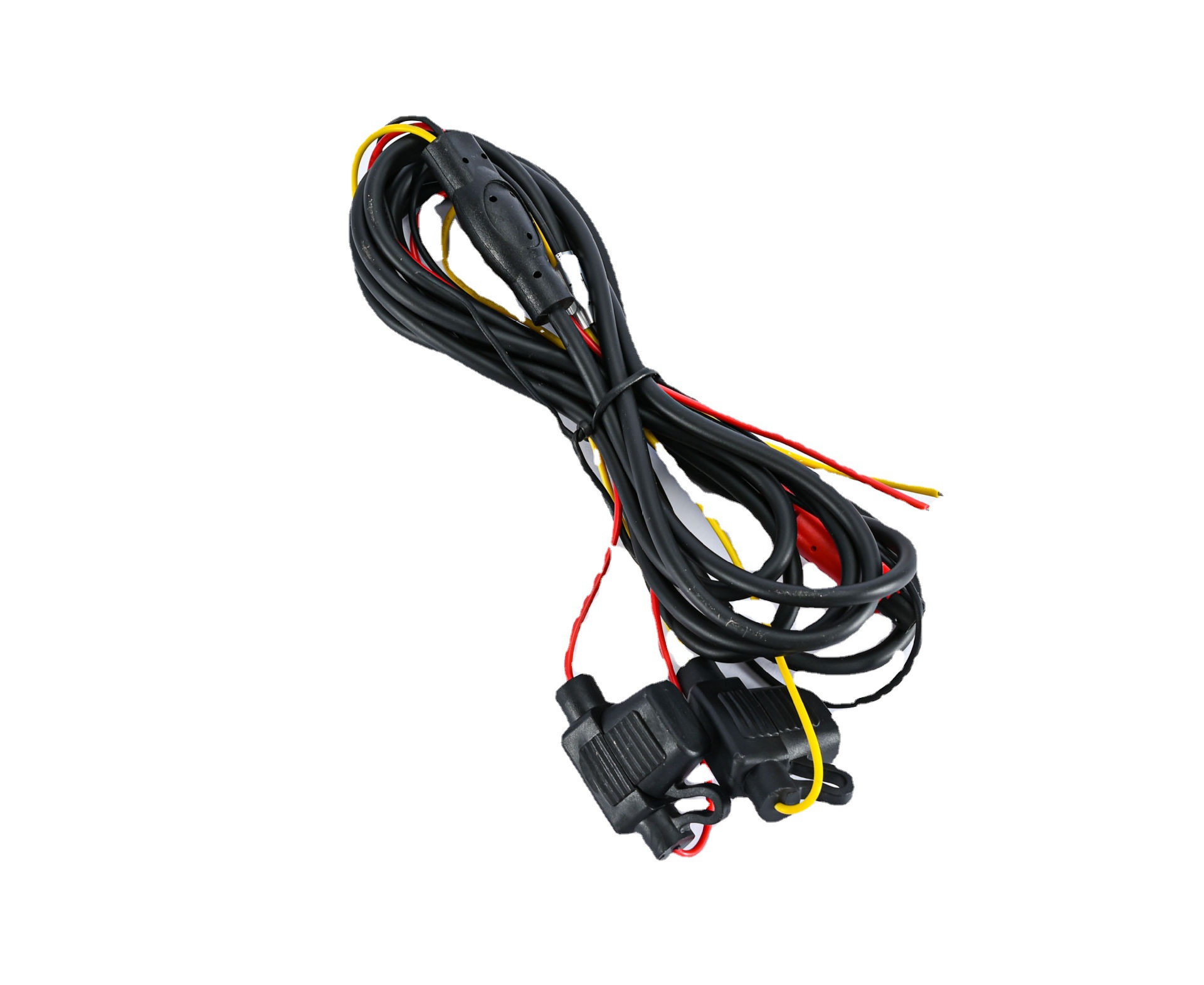 批发车载充gps行车记录仪三合一电源线dc12v车充线3mm加长线