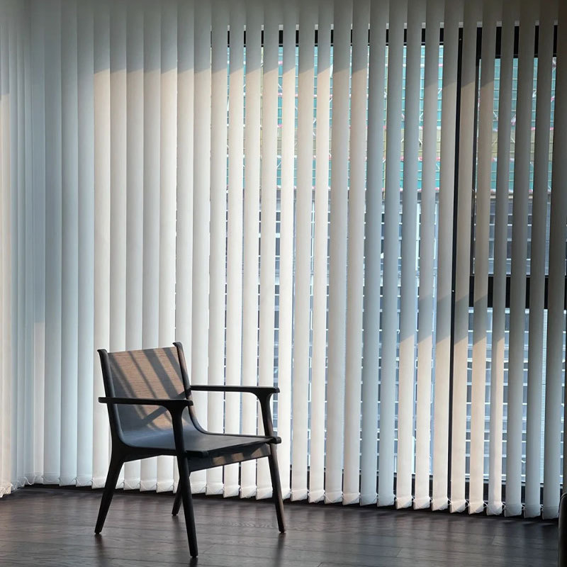 批发成都垂帘垂直帘竖百叶电动智能遮光隔热会客厅办公室卧室窗帘