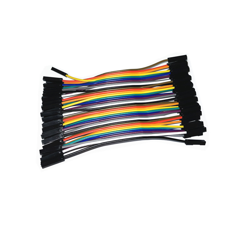 40p彩色杜邦线 长10cm 母对母头 彩色排线 2.