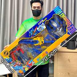 儿童地摊大礼盒陀螺玩具爆旋互动对战合金陀螺枪男孩玩具礼品