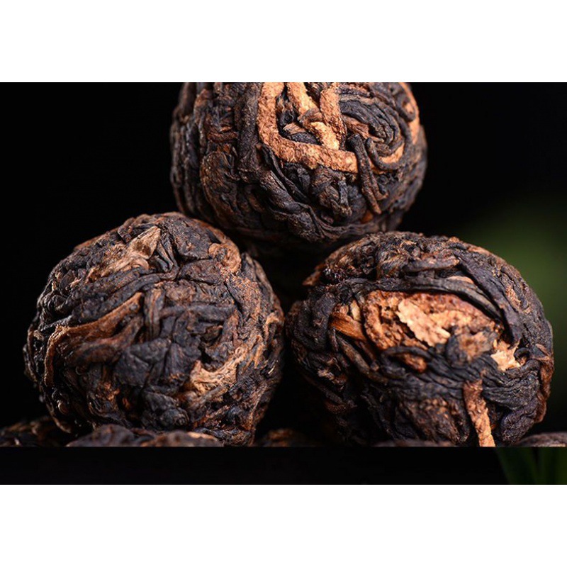 陈皮白茶云南勐海普洱茶熟茶龙珠新会普洱熟茶小沱茶厂家一件批发