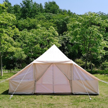 逸野户外途锐帐篷双开门5*4m牛津布蒙古包加厚阻燃野营营地帐篷