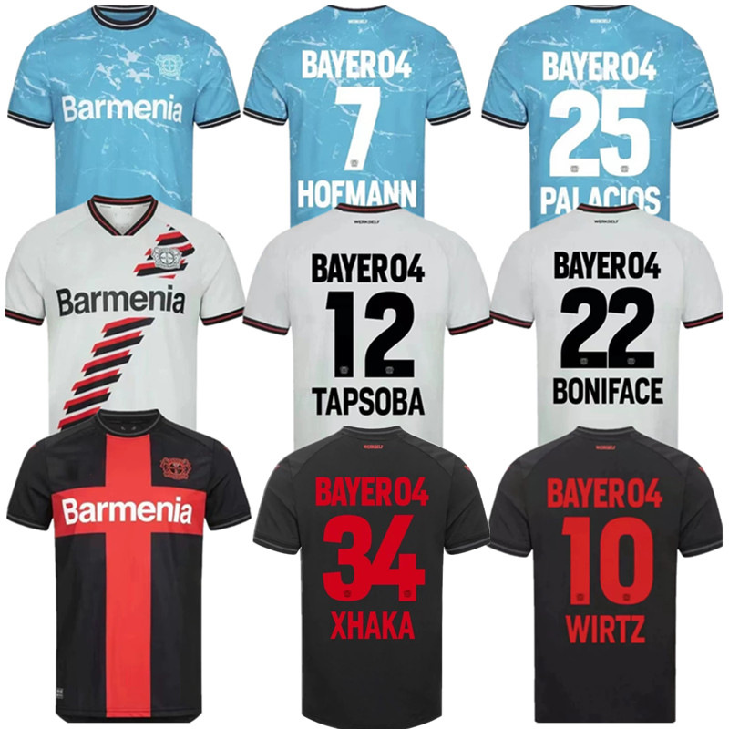 2324德甲勒沃库森球衣10号维尔茨22博尼法斯34号扎卡足球服冷门