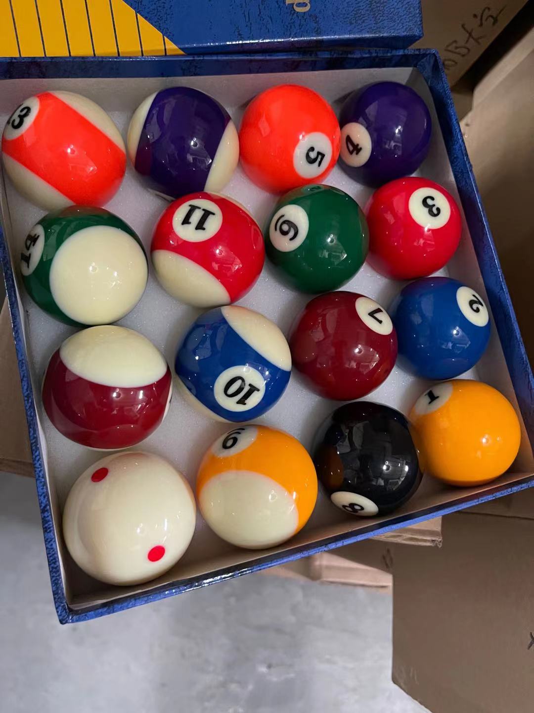 72cm台球黑八水晶台球