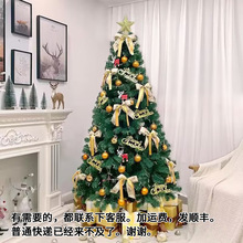 圣诞树家用加密1.5米发光套餐圣诞节装饰摆件绿色大型1.8/1.2米