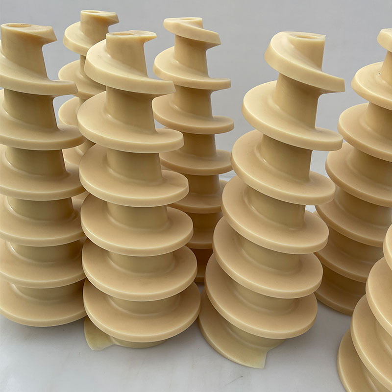 源头工厂尼龙螺旋推料器尼龙分瓶螺杆尼龙供料螺杆尼龙螺旋杆