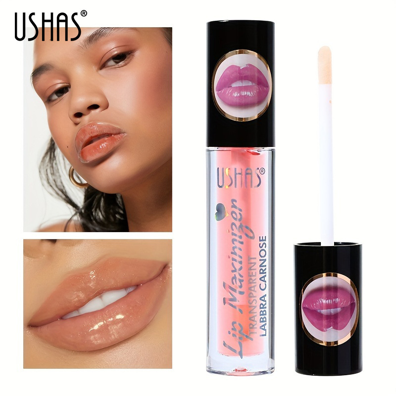 Ushas Amazon Hot Cross-Border Lip Moisturizing Lip Gloss Long-Lasting Moisturizing Transparent Lip Lacquer Lip Gloss No Stain on Cup