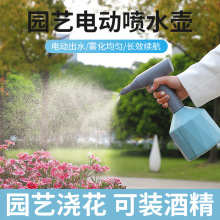 跨境热销手持电动喷壶家用园艺浇花浇水神器自动喷水壶消毒喷雾器