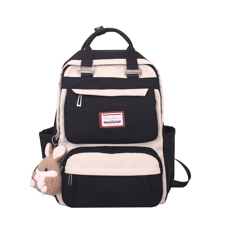 Schoolbag Female Backpack Junior High School Girl Cartoon High School and College Student Three to Grade Five, Grade Six Elementary School Studebt Backpack