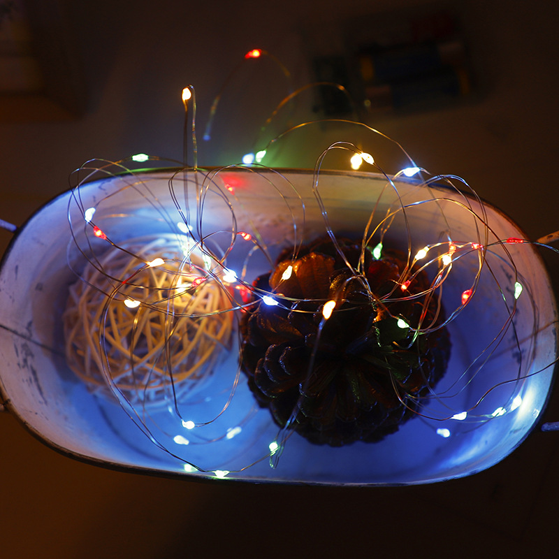 Led Copper Wire Light Battery Box Copper Wire Lamp String in Stock Wholesale Outdoor Decoration Multifunctional Holiday Lights Star Lights