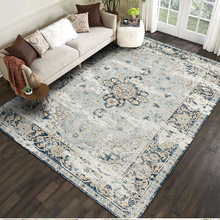 跨境亚马逊欧式古典波斯地毯伊朗中东复古做旧客厅地毯卧室床边毯