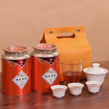 桂花红茶鲜花传统窨制正山野茶小种浓香型罐装茶叶送手提旅行茶具
