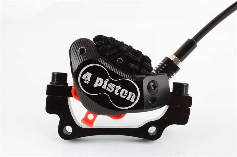 zeroing 山地自行车油刹 4活塞油压碟刹器 刹车 cnc油碟 刹把