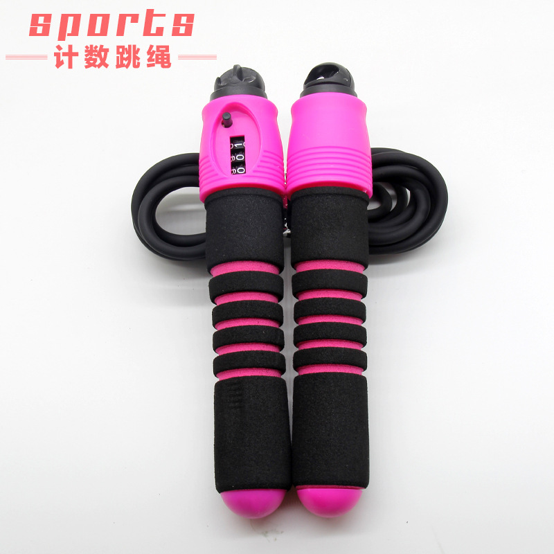 abs color sports unisex eva non-slip sweat-absorbing competition training special new counting jump rope