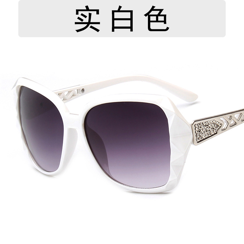 European and American Fashion Trendy Sunglasses Vintage with Large Rims Women's Sunglasses Internet-Famous Sunglasses Wholesale