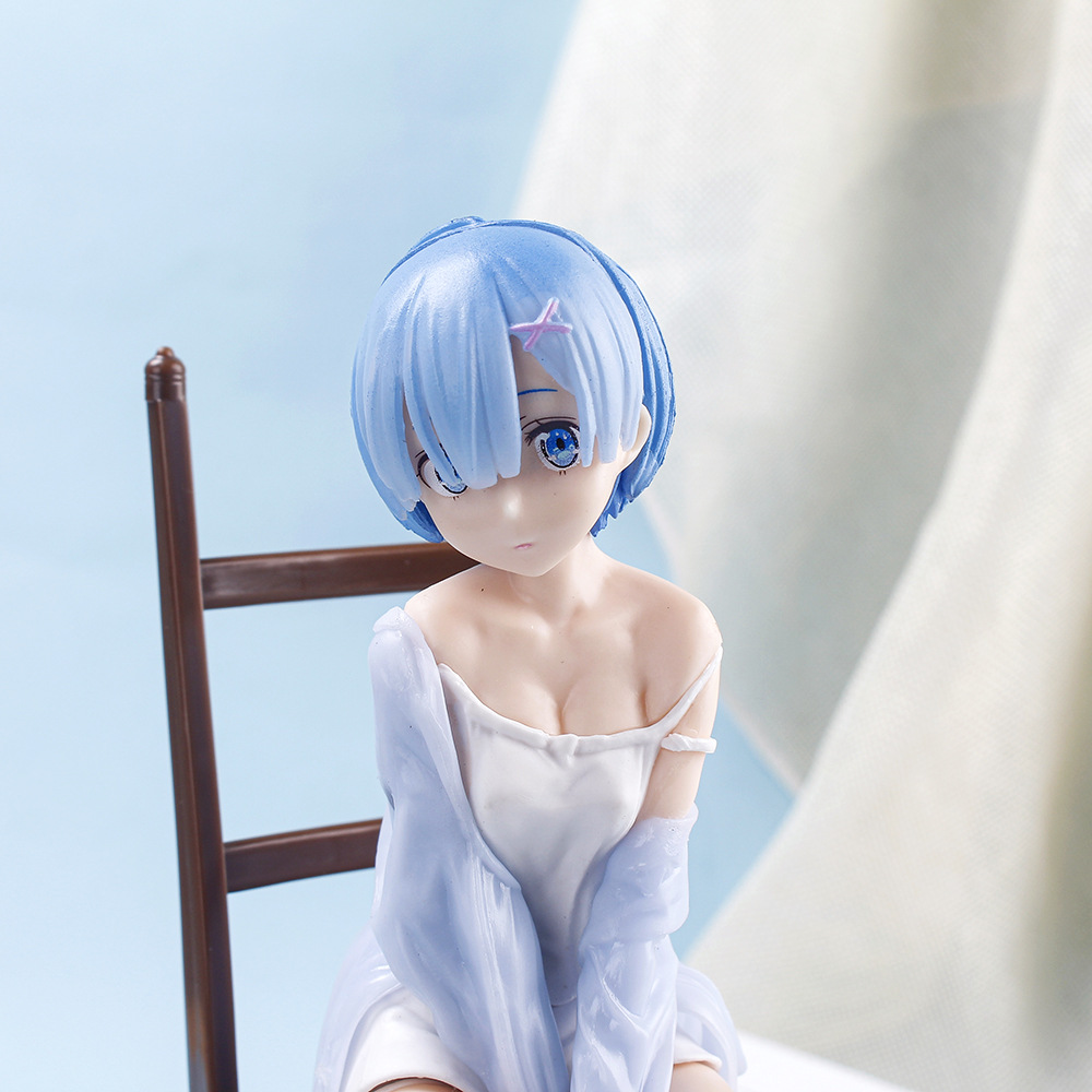 Different Life Sitting Chair from Scratch REM Anime Model Pajamas REM Hand-Made Chassis Ornaments