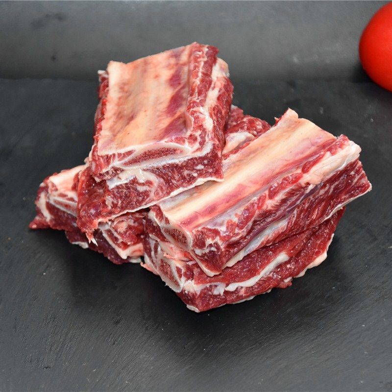 新鲜原切牛排骨多肉肋排黄牛排骨生牛肉冰鲜急冻牛肋排整箱批发