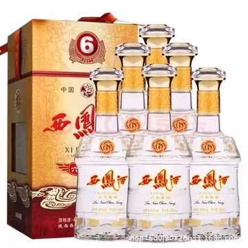 45度西凤六年陈酿酒六年西凤酒席凤6年陈酿西凤六年西凤酒