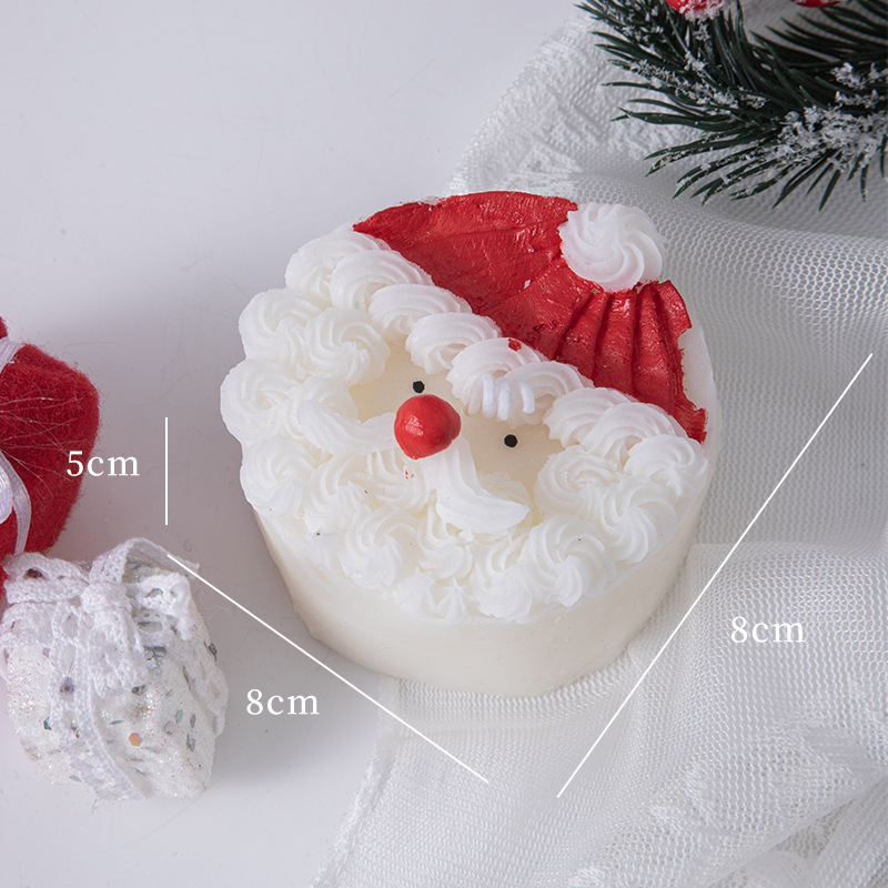 Santa Claus Aromatherapy Candle with Hand Gift Ins Creative Home Decoration Set Christmas Candle Cross-Border Candle