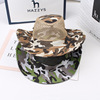 Cowboy Topper outdoors motion Go fishing Mountaineering cap summer ventilation sunshade Sun Network Large canopies Camouflage Hat